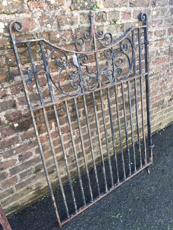 Wrought iron garden gate